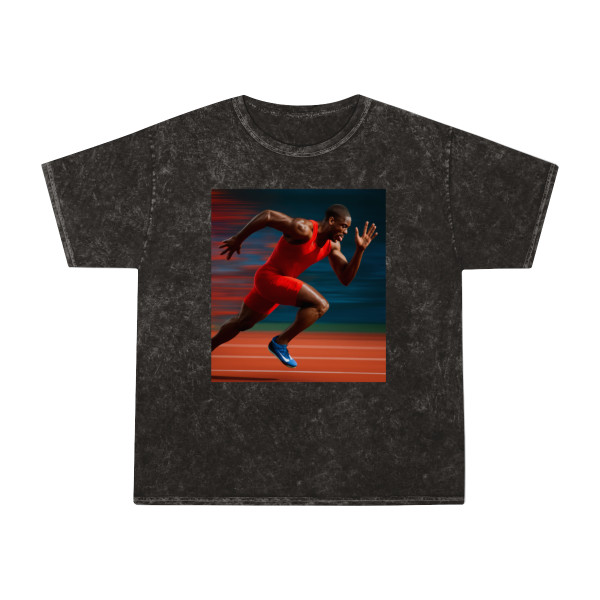 Victory Run Sprint - Unisex Mineral Wash T-Shirt