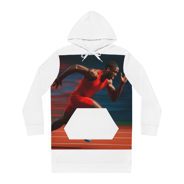 Victory Run Sprint - Women's Hoodie Dress (AOP)