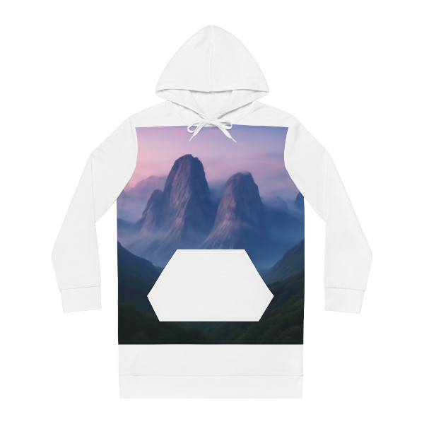 Misty Mountain Morning - Women's Hoodie Dress (AOP)