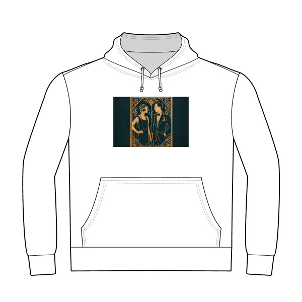 Gatsby Glamour Nights - Unisex Heavyweight Pullover Hoodie