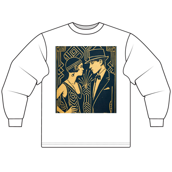 Gatsby Glamour Nights - Unisex Long Sleeve T-Shirt