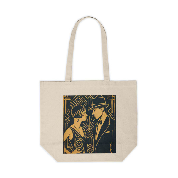 Gatsby Glamour Nights - Canvas Shopping Tote