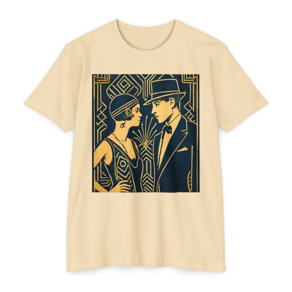 Gatsby Glamour Nights - Unisex CVC Jersey T-shirt
