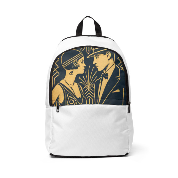 Gatsby Glamour Nights - Unisex Fabric Backpack