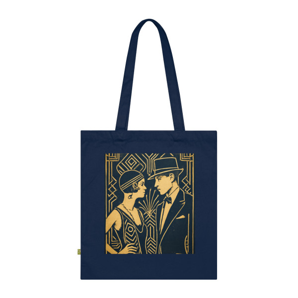 Gatsby Glamour Nights - Organic Cotton Tote Bag