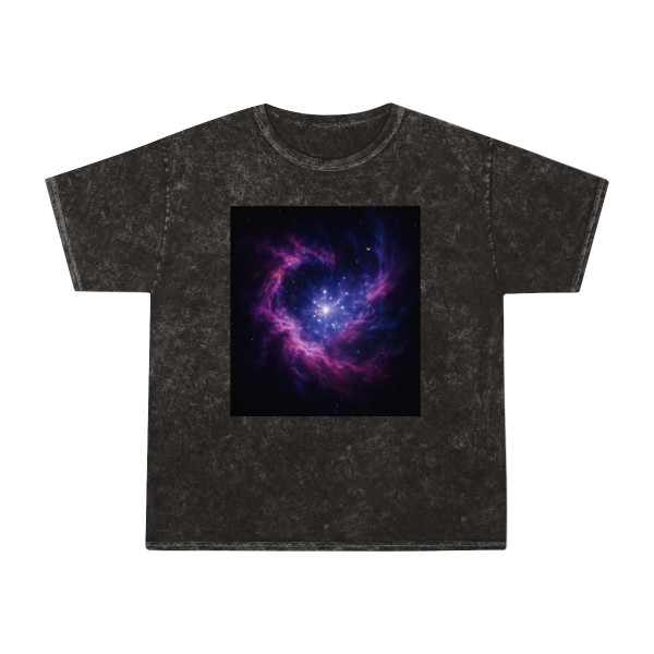 Celestial Harmony Voyage - Unisex Mineral Wash T-Shirt