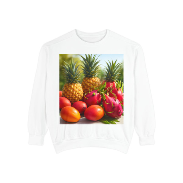 Tropical Fruit Fiesta - Unisex Garment-Dyed Sweatshirt