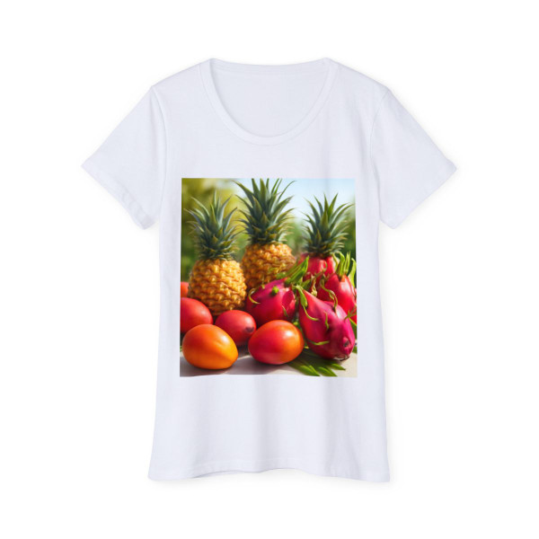Tropical Fruit Fiesta - Women's Organic Short Sleeve T-Shirt