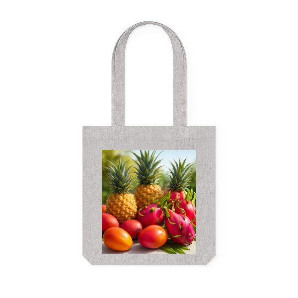 Tropical Fruit Fiesta - Woven Tote Bag
