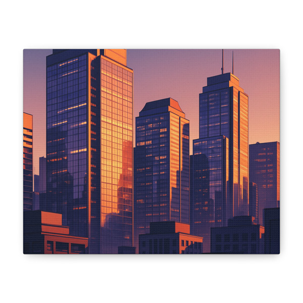 Urban Skyline - Matte Canvas, Stretched, 1.25"