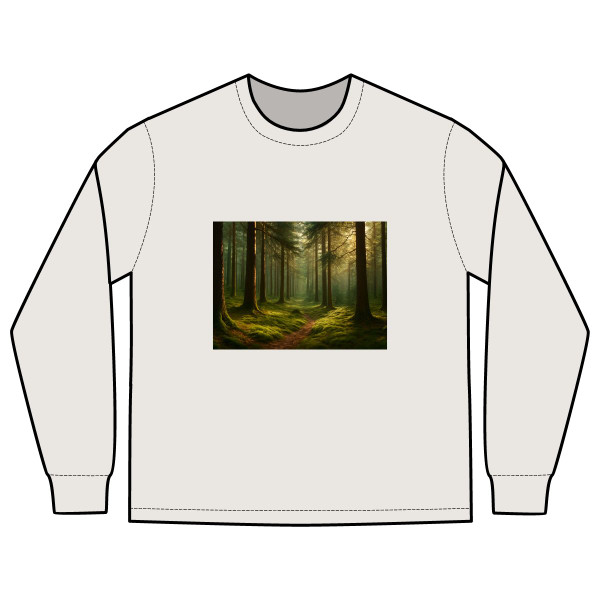 Whispering Pine Woods - Men's Heavy Faded Long Sleeve Tee