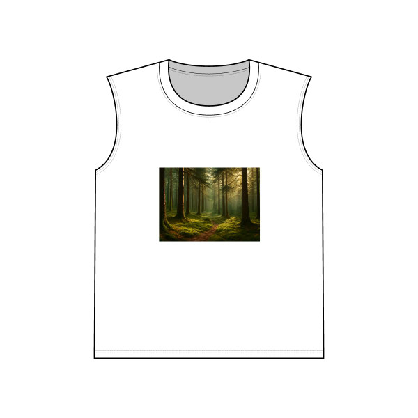 Whispering Pine Woods - Unisex Jersey Muscle Tank