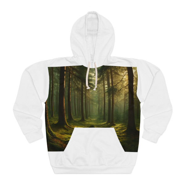 Whispering Pine Woods - Unisex Pullover Hoodie (AOP)