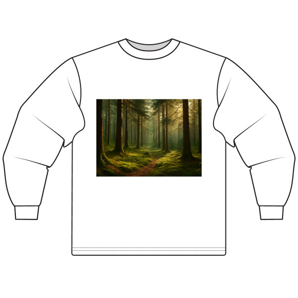 Whispering Pine Woods - Unisex Long Sleeve T-Shirt