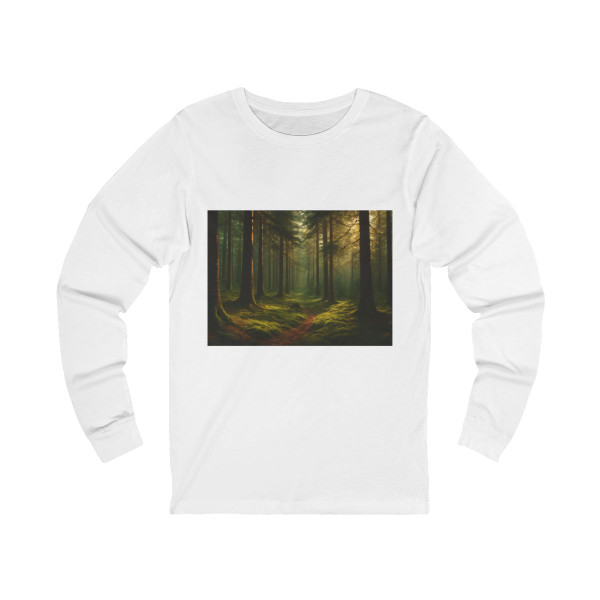 Whispering Pine Woods - Unisex Jersey Long Sleeve Tee