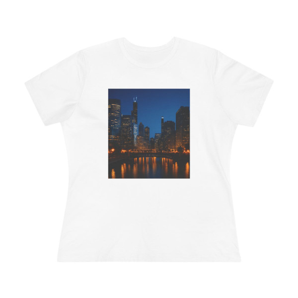 Chicago River Reflections - Women's Cotton Tee