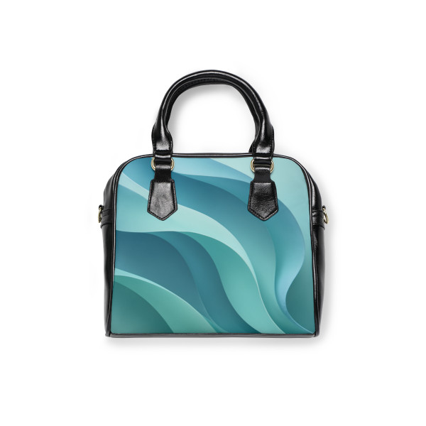 Ethereal Wave Flow - Shoulder Handbag