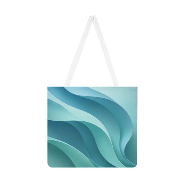 Ethereal Wave Flow - Shoulder Tote Bag (AOP)