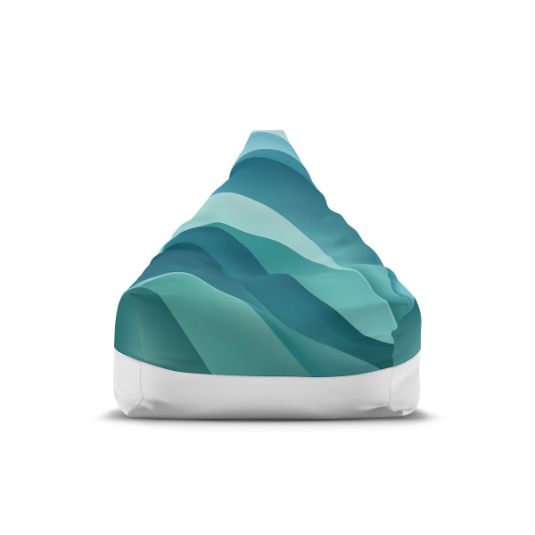 Ethereal Wave Flow - Bean Bag Chair Cover