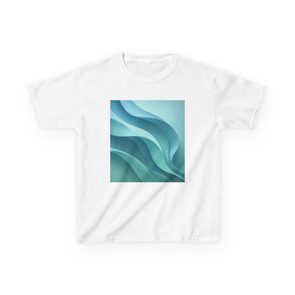 Ethereal Wave Flow - Kids Heavy Cotton™ Tee