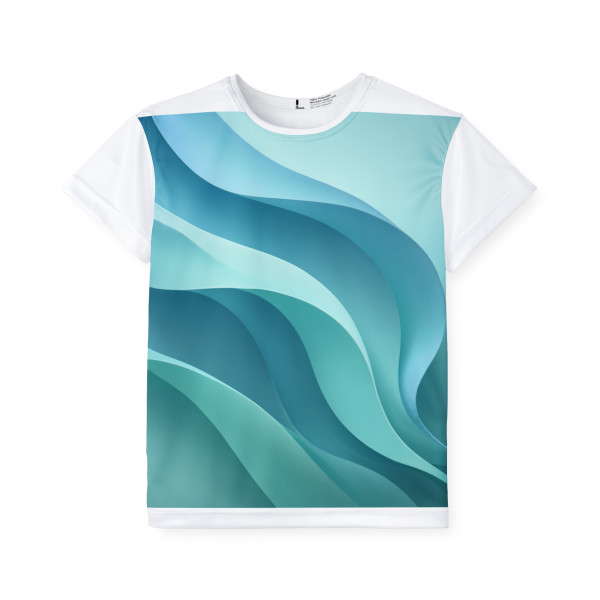 Ethereal Wave Flow - Kids Sports Jersey (AOP)