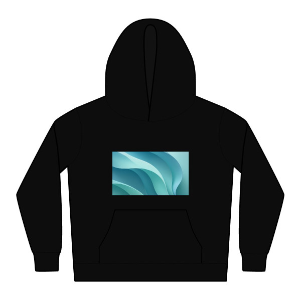 Ethereal Wave Flow - Kids Relax Hoodie