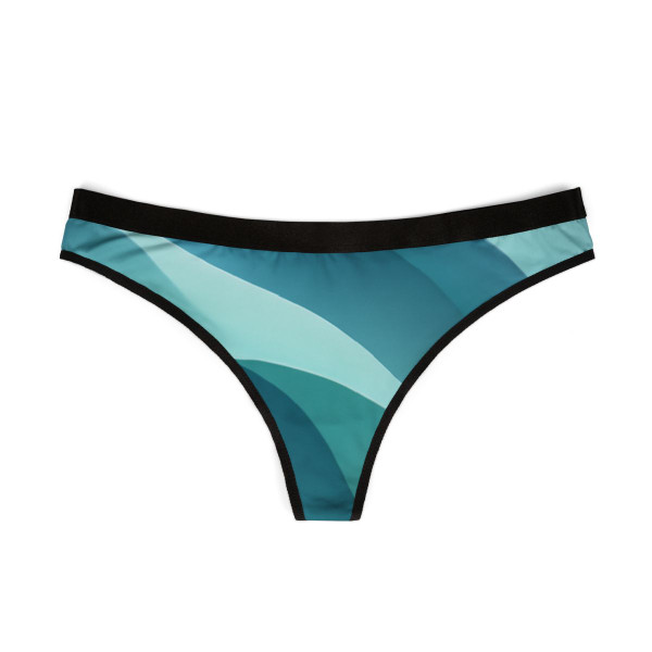 Ethereal Wave Flow - Women's Thongs (AOP)