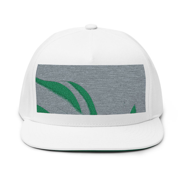 Ethereal Wave Flow - Flat Bill Cap (Embroidery)