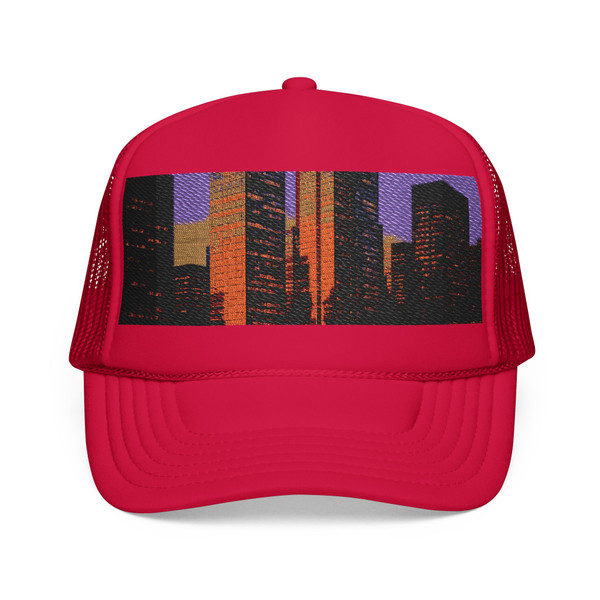 Urban Skyline - Foam Trucker Hat (Embroidery)