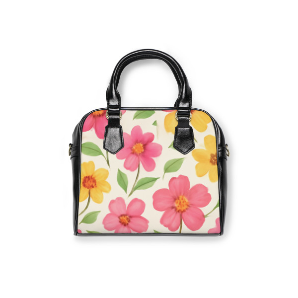 Whimsical Garden Blooms - Shoulder Handbag