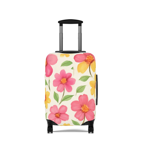 Whimsical Garden Blooms - Luggage Cover
