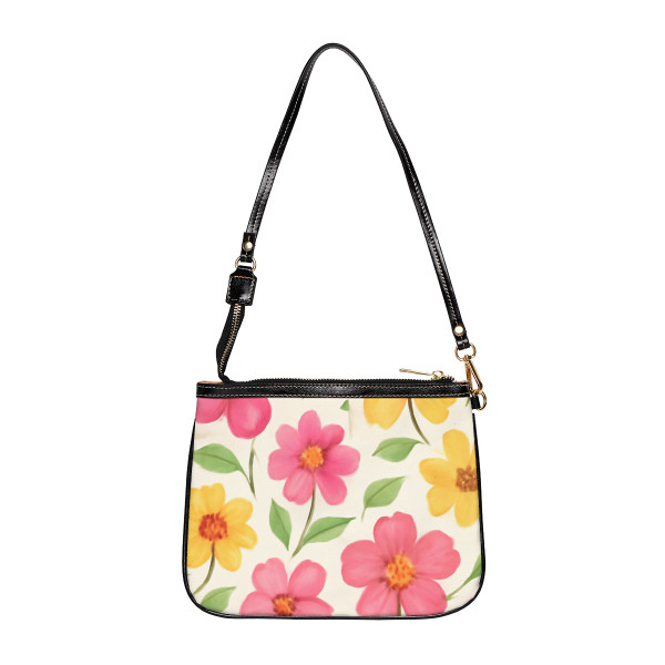 Whimsical Garden Blooms - Small Shoulder Bag
