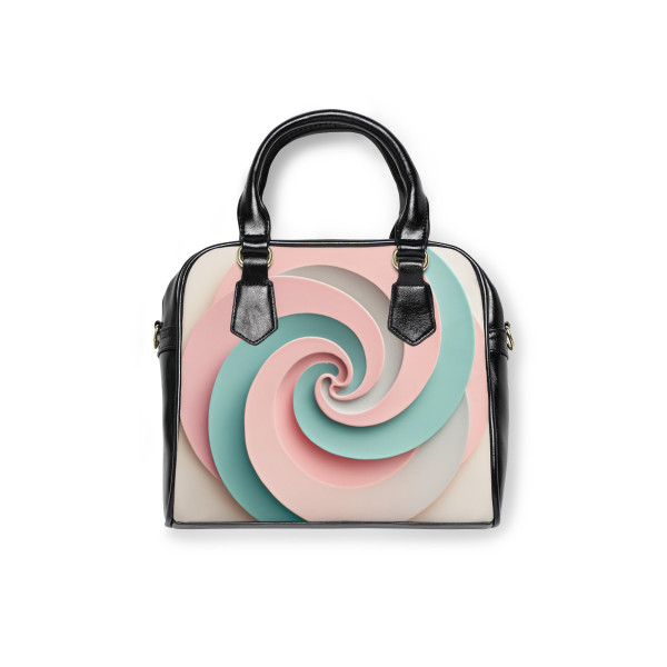 Celestial Spiral Harmony - Shoulder Handbag