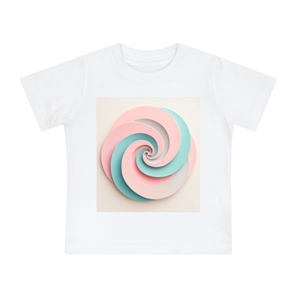 Celestial Spiral Harmony - Baby Short Sleeve T-Shirt