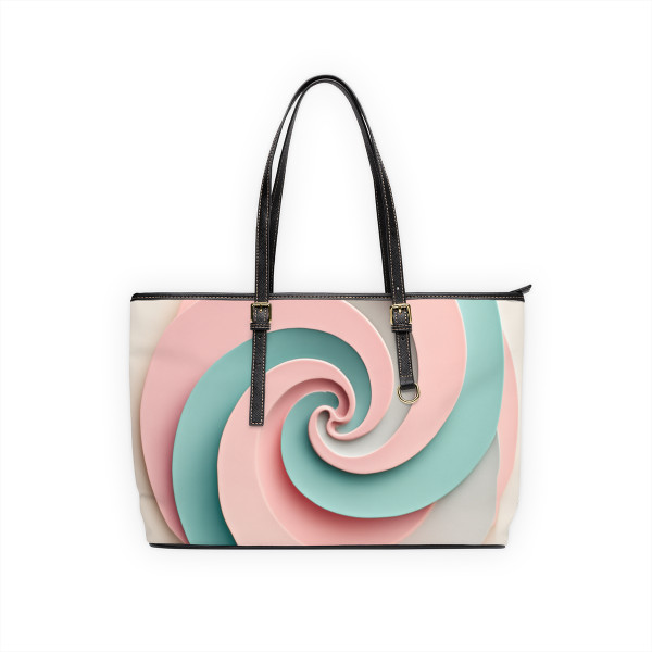 Celestial Spiral Harmony - PU Leather Shoulder Bag