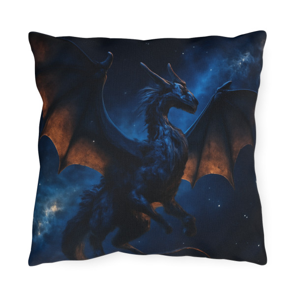 Celestial Flame Wyrm - Outdoor Pillows