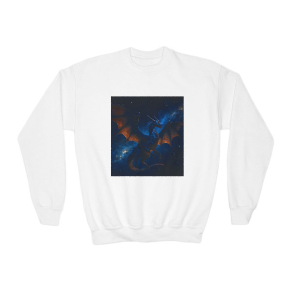 Celestial Flame Wyrm - Youth Crewneck Sweatshirt