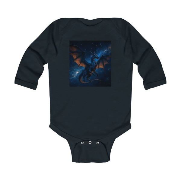Celestial Flame Wyrm - Infant Long Sleeve Bodysuit