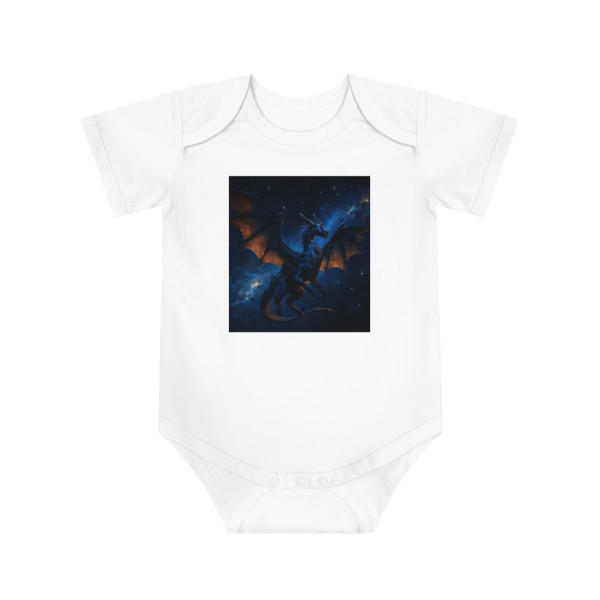 Celestial Flame Wyrm - Baby Short Sleeve Bodysuit