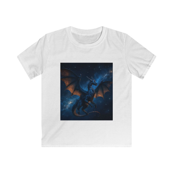 Celestial Flame Wyrm - Kids Softstyle Tee