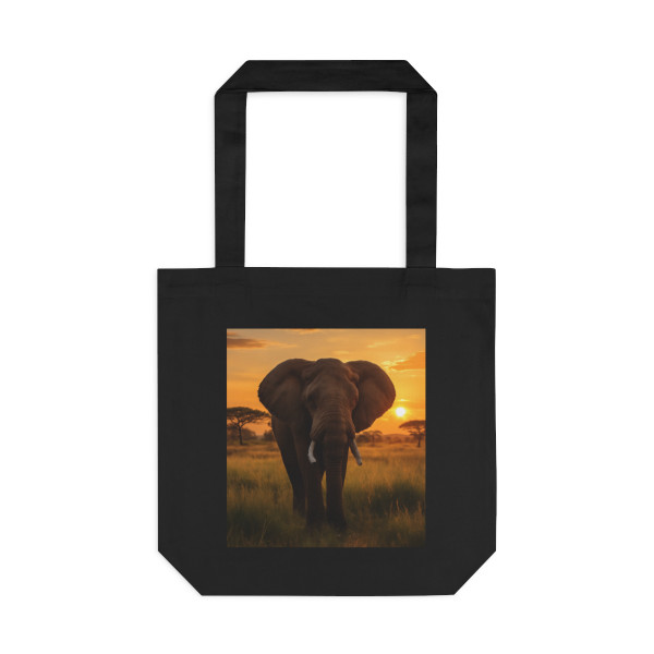 Gentle Giant Elephant - Cotton Tote Bag