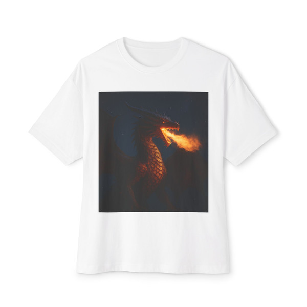 Celestial Flame - Unisex Oversized Boxy Tee