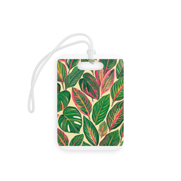 Tropical Leaf Symphony - Luggage Tags