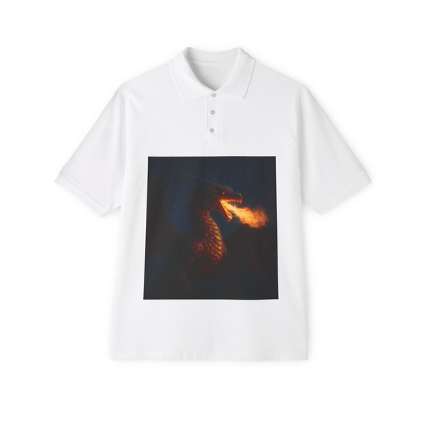 Celestial Flame - Men's Piqué Polo