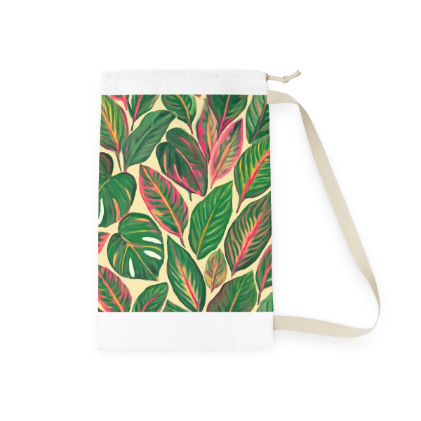 Tropical Leaf Symphony - Laundry Bag