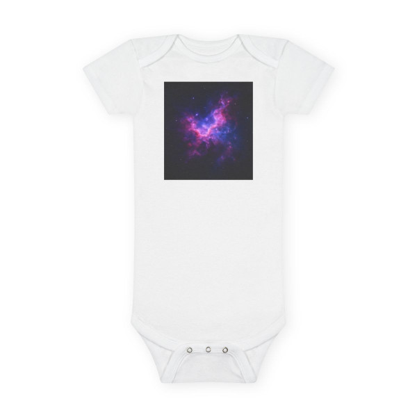 Ethereal Nebula Whispers - Baby Short Sleeve Onesie®