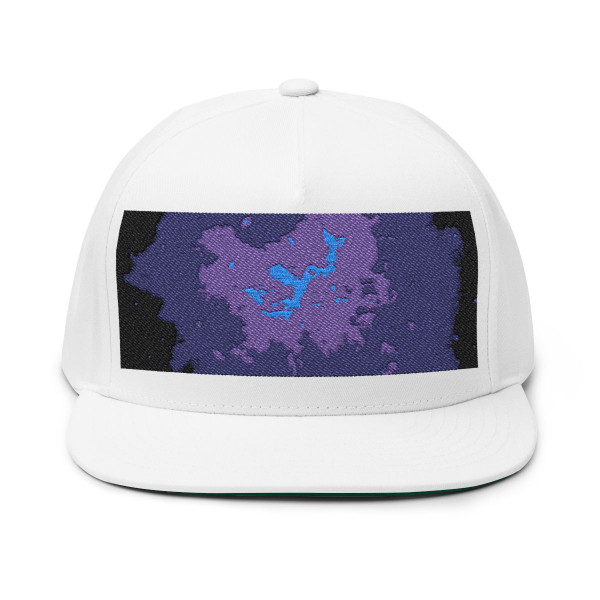 Ethereal Nebula Whispers - Flat Bill Cap (Embroidery)