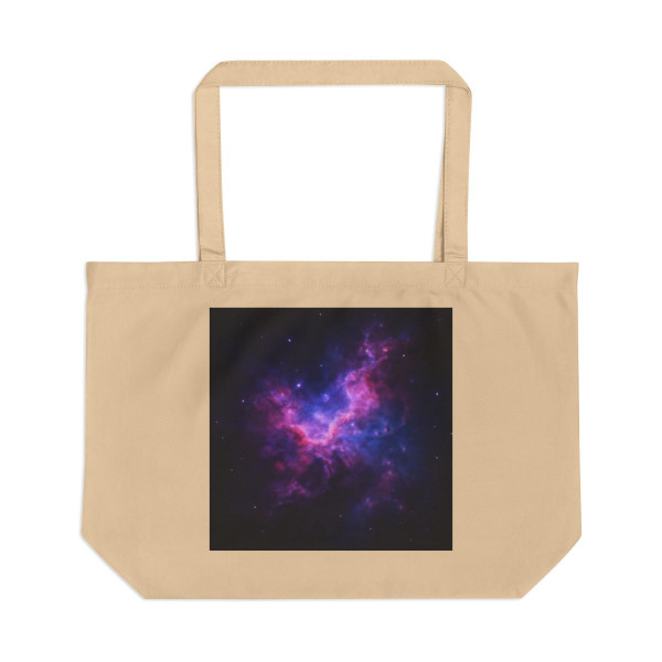 Ethereal Nebula Whispers - Large Eco Tote