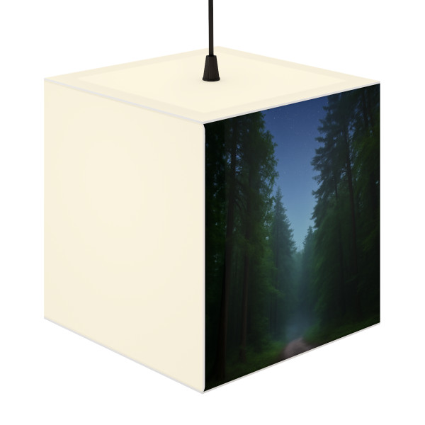 Twilight Forest Whisper - Light Cube Lamp