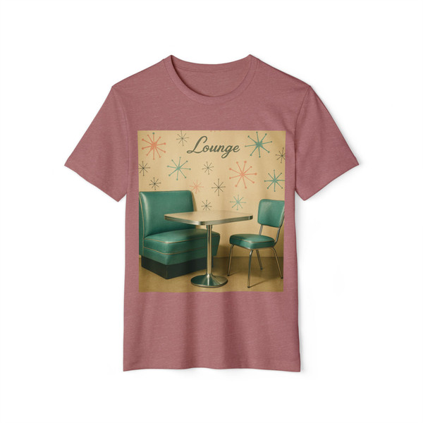Atomic Age Lounge - Unisex Recycled Organic T-Shirt